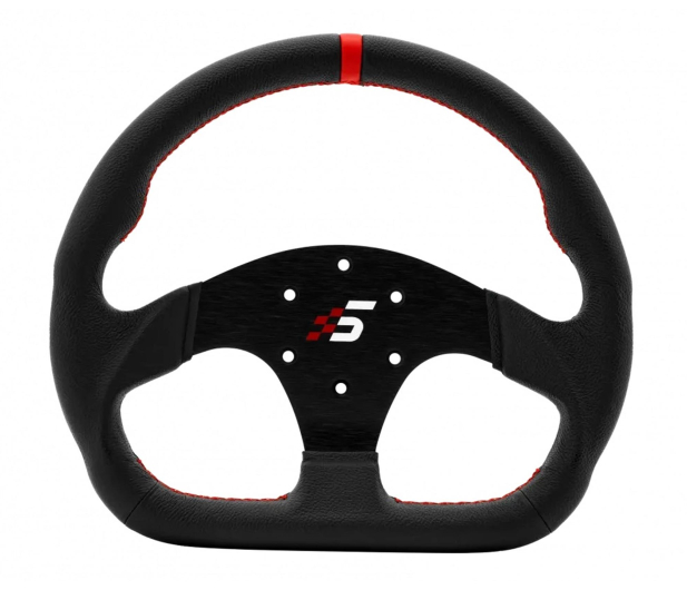 SIMAGIC D-Shaped Steering wheel without HUB, 325mm, Leather - 1349634 - zdjęcie
